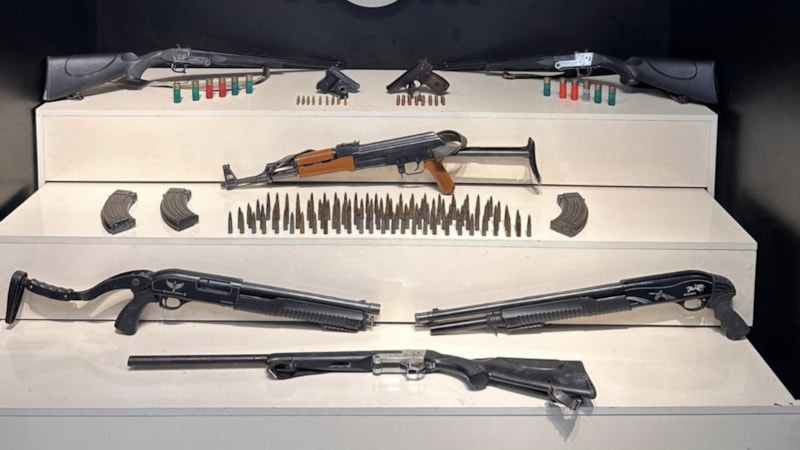 Van'da sosyal medyada silah paylaşımı yapanlara operasyon