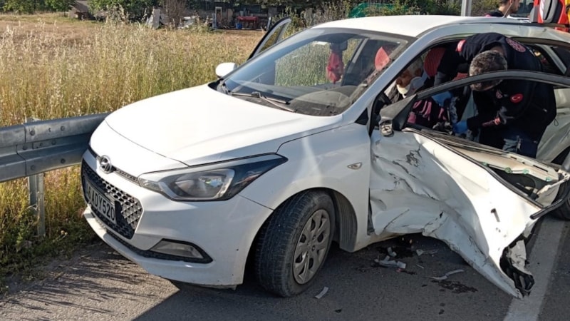 Malatya'da ışık ihlali kazaya neden oldu