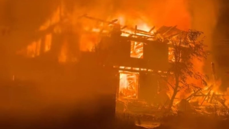 Kastamonu’da köy evinde yangın