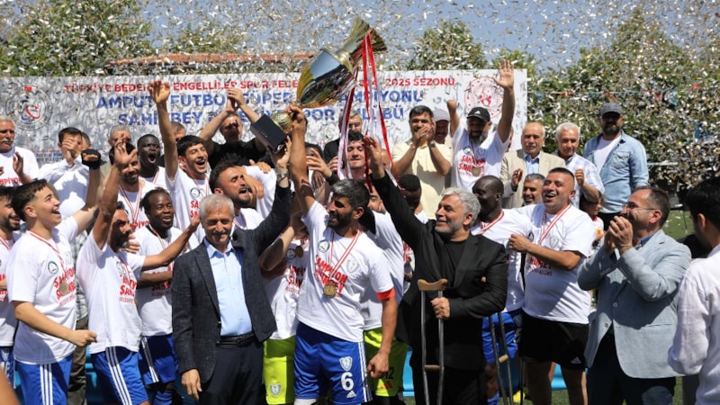 Ampute Futbol Süper Ligi'nde şampiyonluğa Şahinbey ulaştı