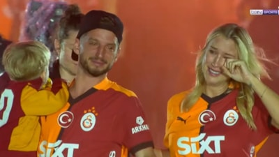 Dries Mertens ve eşi Kat Kerkhofs'un duygusal anları: Gözyaşlarını tutamadılar...