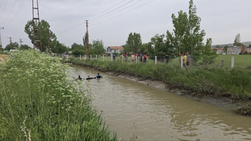 Amasya'da sulama kanalına giren çocuk öldü