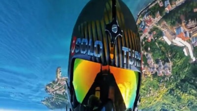 SoloTürk'ün Ordu gösterisinden uçak içi paylaşımı