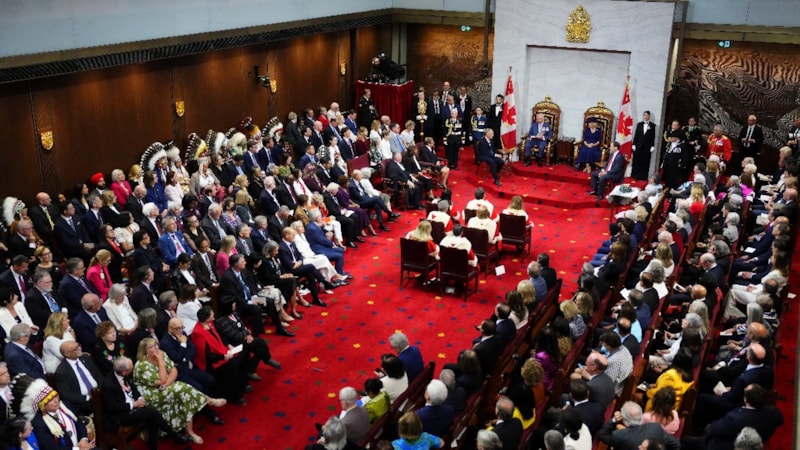 İngiltere Kralı Charles, Kanada'da taht konuşması yaptı