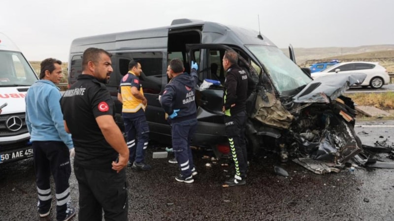 Nevşehir'de zincirleme kaza: 1’i bebek 7 kişi yaralandı