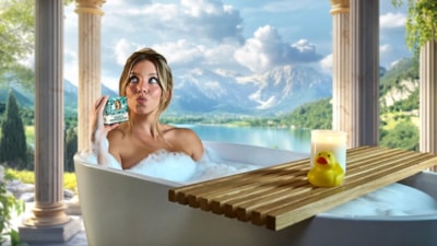 Ünlü oyuncu Sydney Sweeney yıkandığı banyo suyundan sabun üretti