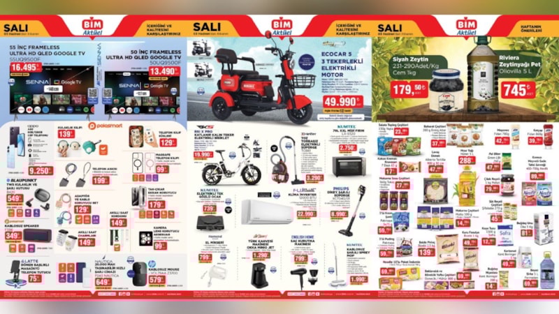 BİM’e üç tekerlekli motor geliyor! Üstelik faizsiz 12 taksit… BİM 3 Haziran Aktüel