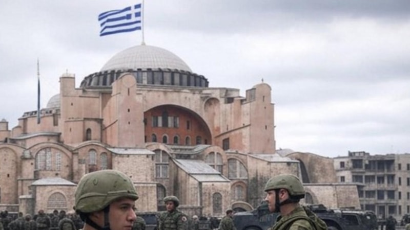 Yunan aşırı sağcı lider Hatziieremias'tan yine Ayasofya provokasyonu