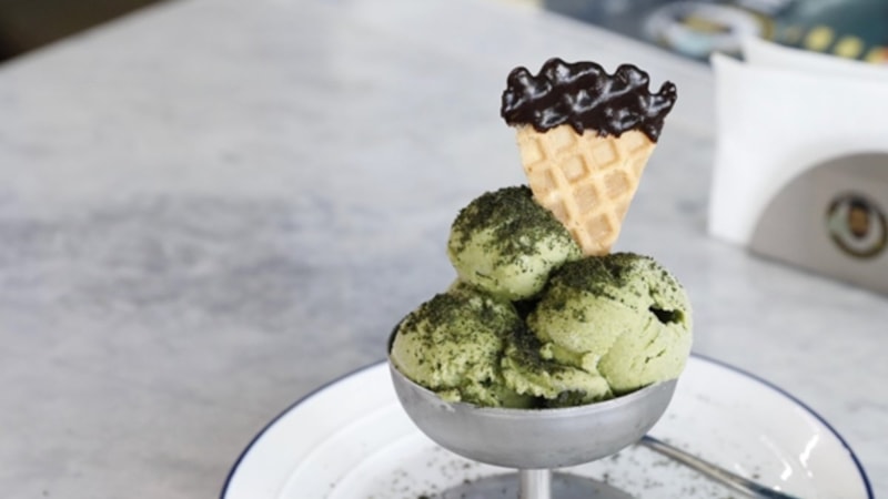 Samsun'da ısırgan otundan dondurma yapıldı