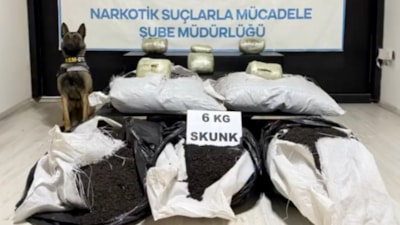 Hakkari'de 6 kiloluk sentetik uyuşturucu kargoda ele geçirildi