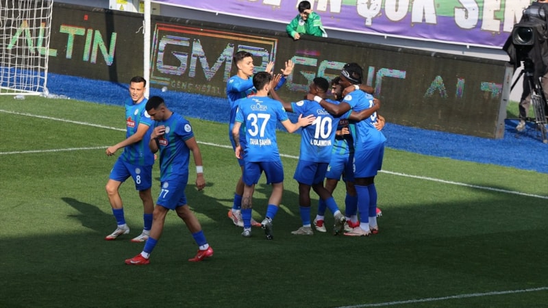 Rizespor, Hatayspor'a 5 attı