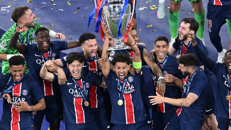 Inter'e fark atan PSG, Şampiyonlar Ligi'ni kazandı