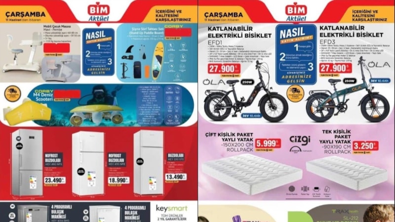 BİM yaza girdi! Sörf Tahtası ve Deniz Scooter’ı geliyor: İşte fiyatları