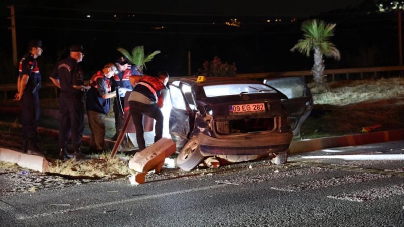 Aydın'da feci kazada 2 kişi öldü