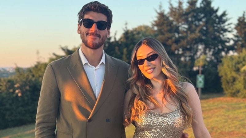 Yasmin Erbil, büyük aşkı Yiğit Poyraz'la düğüne gitti! Aşk pozlarına beğeni yağdı
