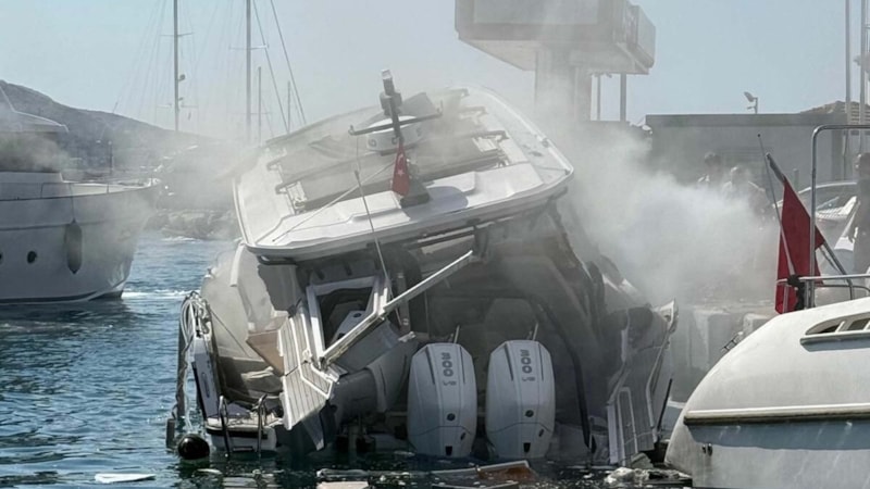 Muğla Bodrum'da teknede patlama: 3 yaralı