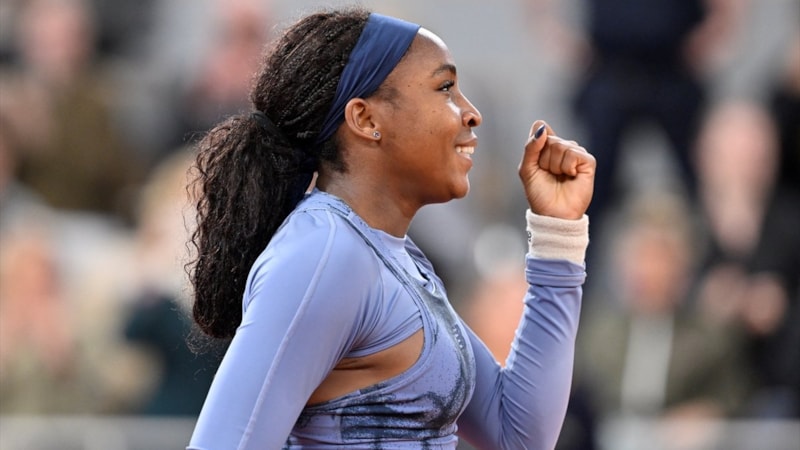 Fransa Açık'ta Coco Gauff yarı finale yükseldi