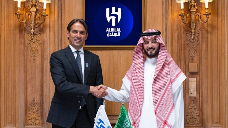 Al Hilal'in yeni teknik direktörü Simone Inzaghi oldu