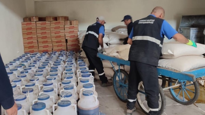 Ağrı'da bayram denetimi: 8 tondan fazla pestil ele geçirildi