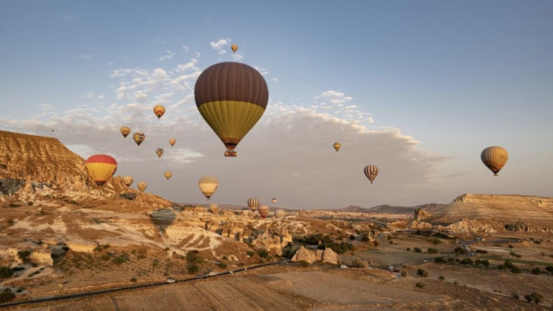 Kapadokya'yı yılın ilk 5 ayında 1,6 milyon turist ziyaret etti