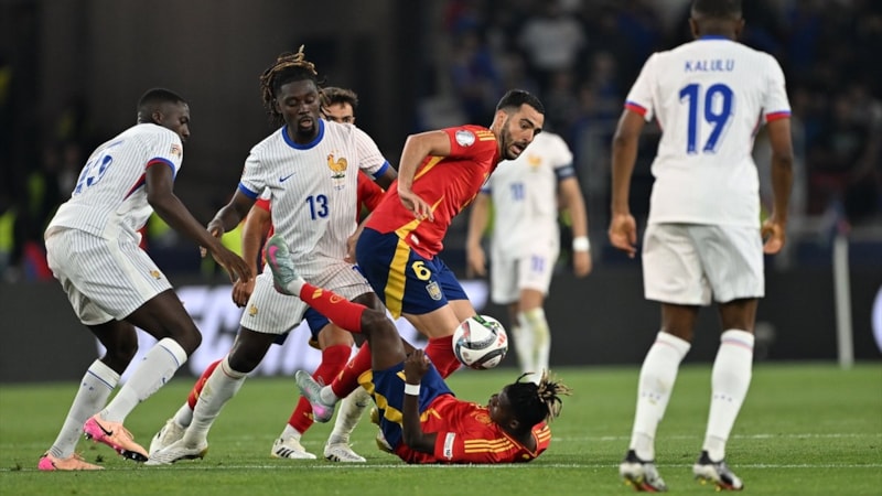 9 gollü maçta Fransa'yı deviren İspanya, Uluslar Ligi'nde finale yükseldi