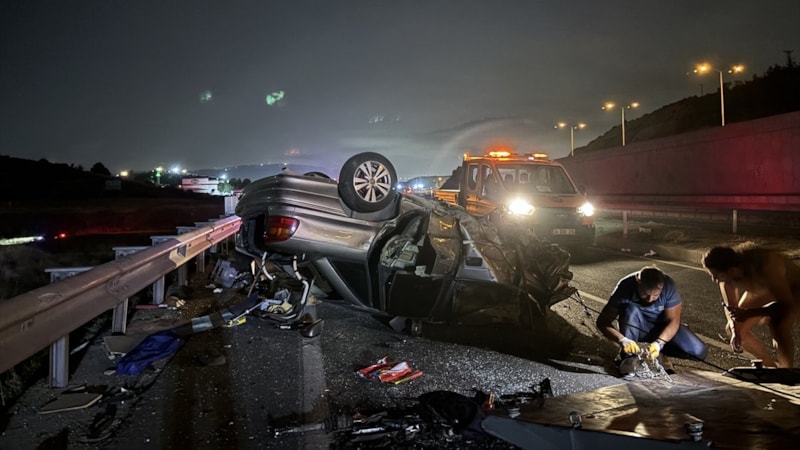 İzmir'de feci kazada anne ve baba öldü