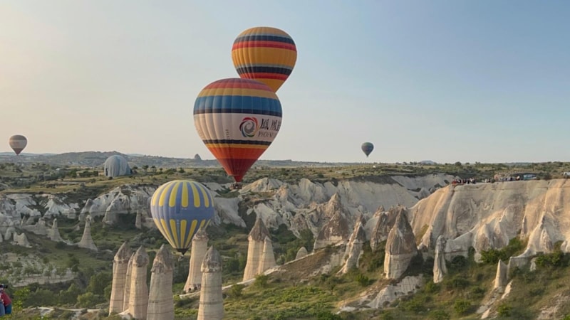 Kapadokya’da bayram tatili yoğunluğu