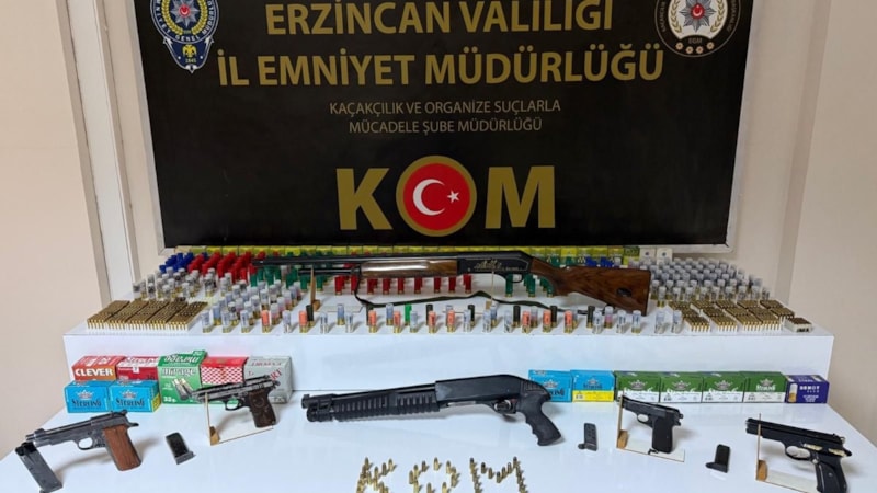 Erzincan'da suçlulara yönelik operasyon
