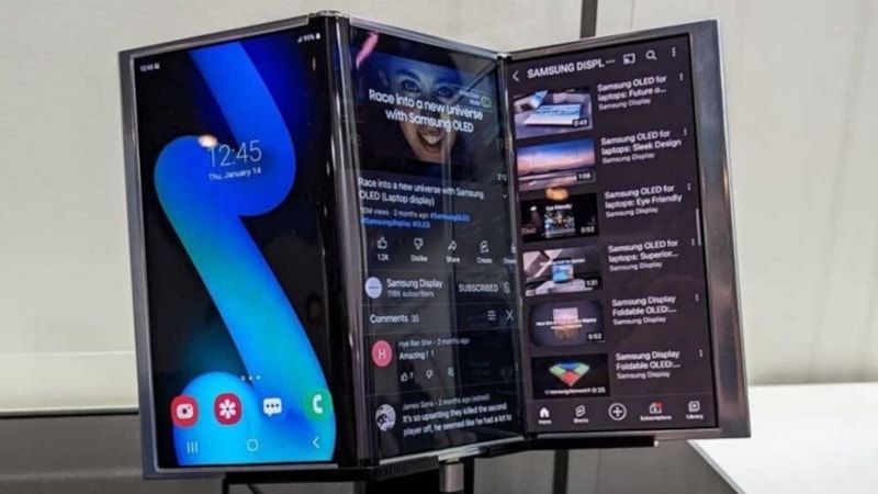 Samsung'un üçe katlanan telefonu bataryasıyla hayal kırıklığına neden olacak