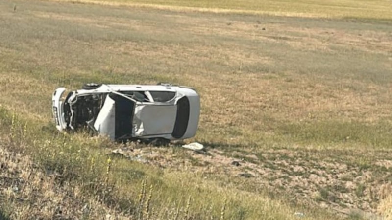 Aksaray'da düğün yolunda kaza