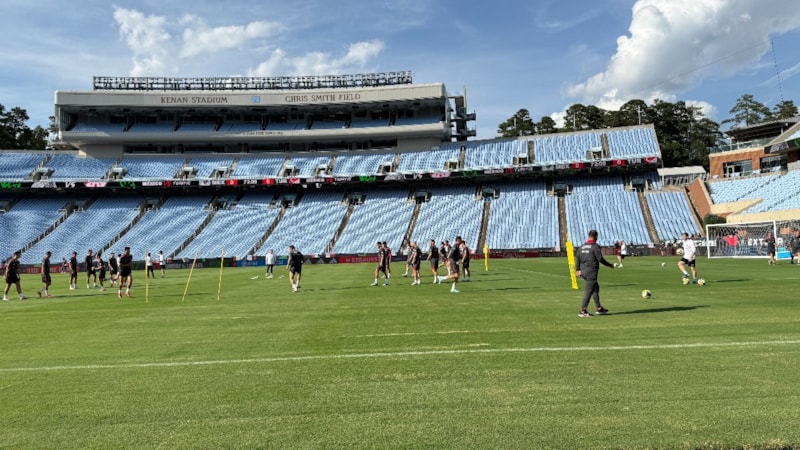 A Milli Takım, Meksika maçı öncesi Chapel Hill'de sahaya çıktı