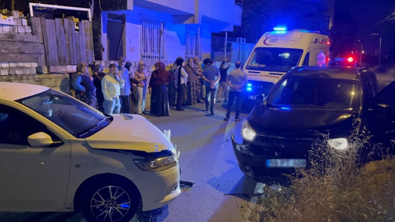 Tekirdağ'da alkollü sürücü park halindeki araca çarptı