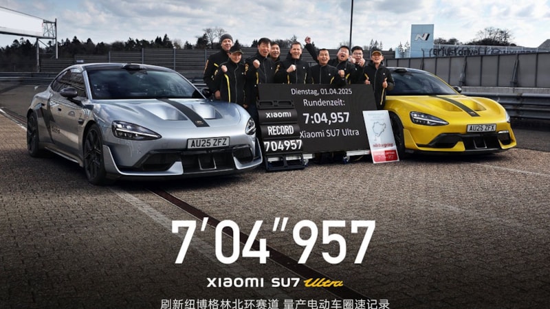 Xiaomi SU7 Ultra'dan Nürburgring  rekoru: En hızlı elektrikli araç oldu
