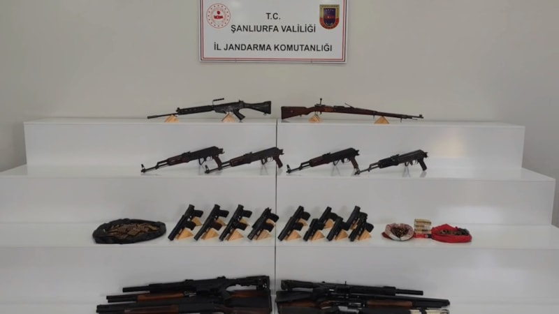 Şanlıurfa'da ruhsatsız silah operasyonu: 19 gözaltı