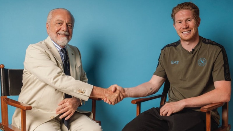 Napoli, Kevin De Bruyne'yi resmen açıkladı