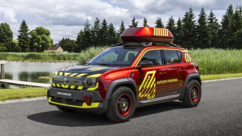 Renault'dan acil durumlar için yeni elektrikli araç: Vision 4rescue