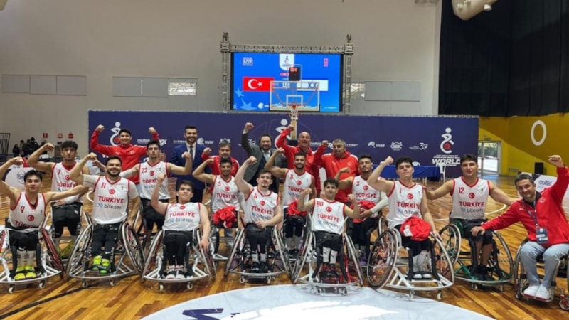 Türkiye 23 Yaş Altı Tekerlekli Sandalye Basketbol Milli Takımı, İsrail'e fark attı