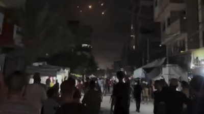 İran'ın İsrail'i vurması Gazze'de sevinçle karşılandı