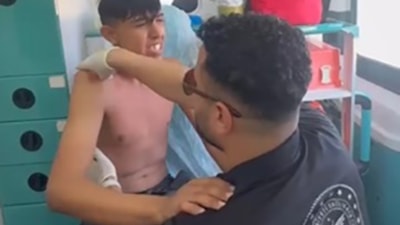 Hatay'da omzu çıkan gence 20 saniyelik etkin müdahale