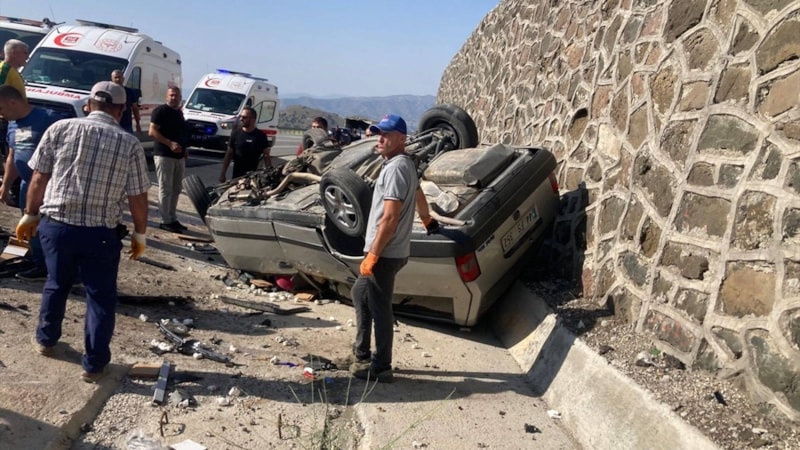 Tunceli'de kaza: 7 yaralı