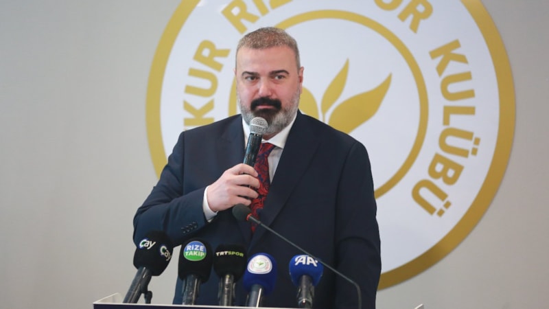 İbrahim Turgut yeniden Rizespor başkanlığına seçildi