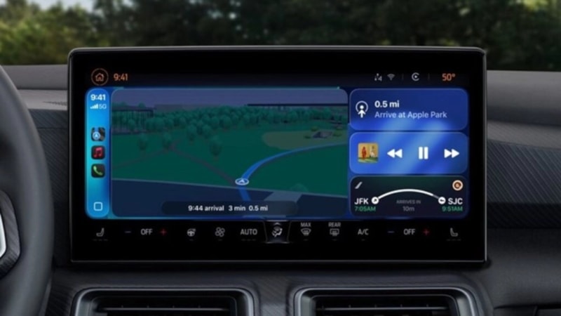 Apple CarPlay'de video oynatma dönemi başlıyor