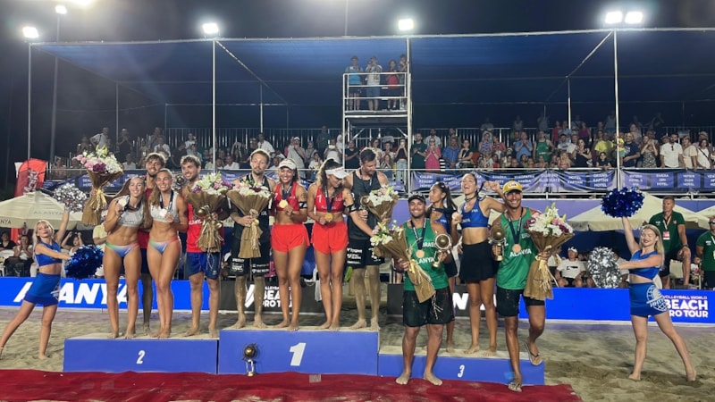 Dünya Plaj Voleybolu Pro Tur'un Alanya etabı sona erdi