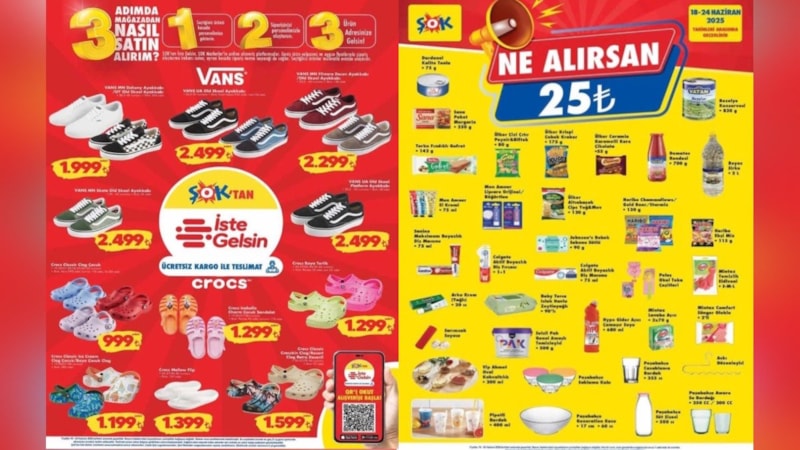 Marka tutkunları ŞOK’a koşacak! Vans ayakkabı ve Crocs terlikler geliyor: İşte fiyatları