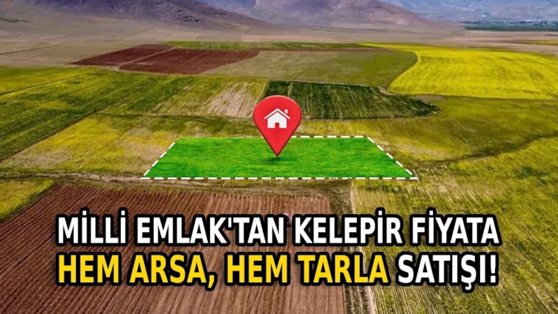 5 bin liraya arsa, 7 bin liraya tarla müjdesi: Kapış kapış gidecek