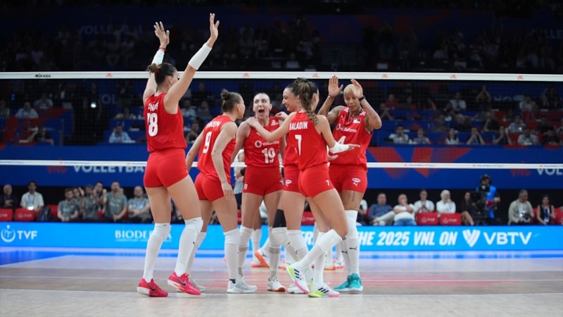 A Milli Kadın Voleybol Takımı, Dominik Cumhuriyeti'ni devirdi