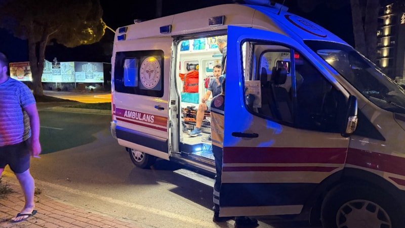 Antalya'da motosiklet kazası