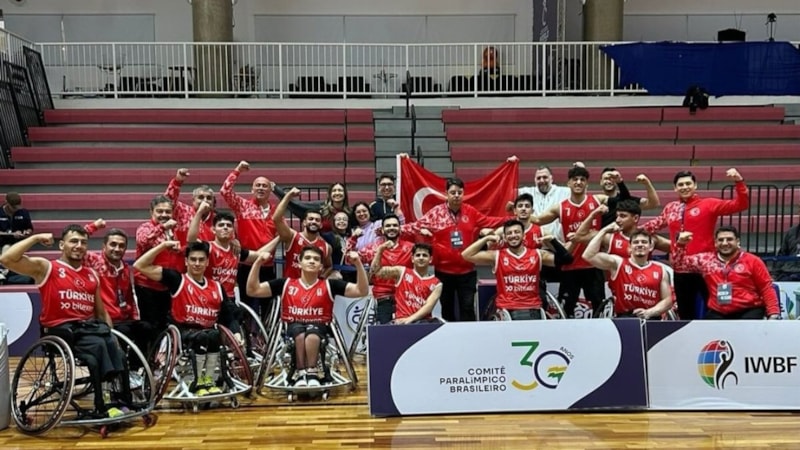 23 Yaş Altı Tekerlekli Sandalye Basketbol Milli Takımı, ABD'yi yendi