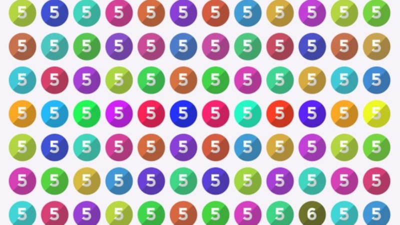 Günün illüzyonu: IQ'nuz 140+ ise 6 sayısını bulun