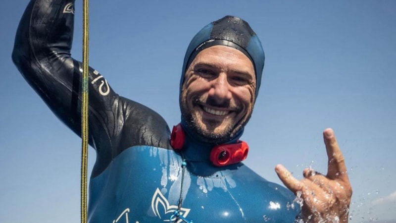 Vitomir Maricic'den su altında en uzun süre nefes tutma rekoru